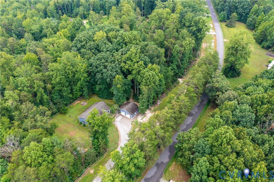 2986 Ballsville Road Powhatan, VA 23139 - Photo 15 of 43 Aerial overview of property's location with a fore