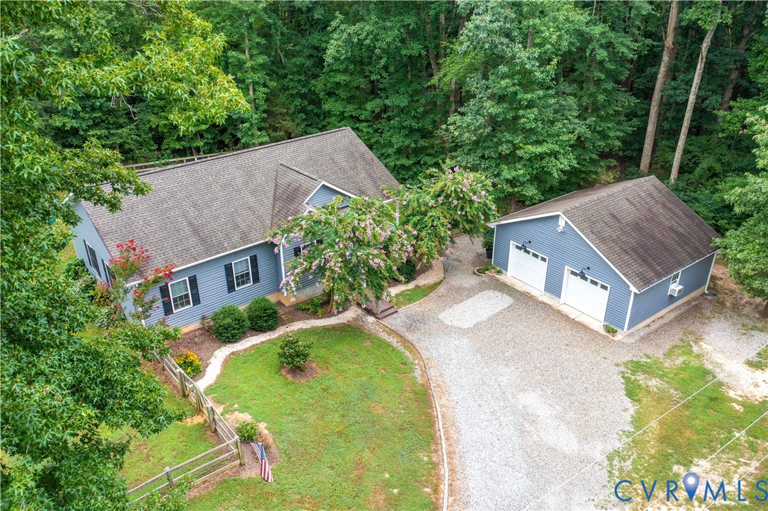 2986 Ballsville Road Powhatan, VA 23139 - Photo 3 of 43 Aerial view of property and surrounding area