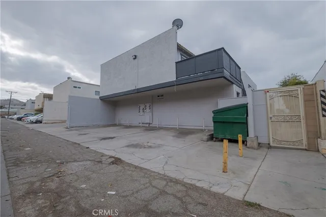 a view of a door front of house