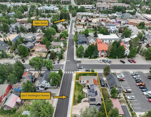 a view of swimming pool with a yard and mountain view
