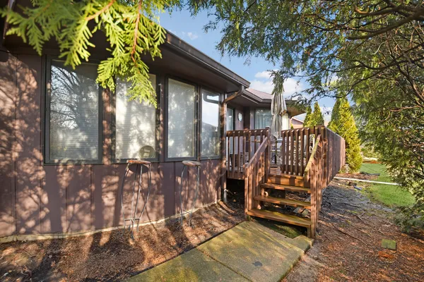 a view of outdoor space deck and patio