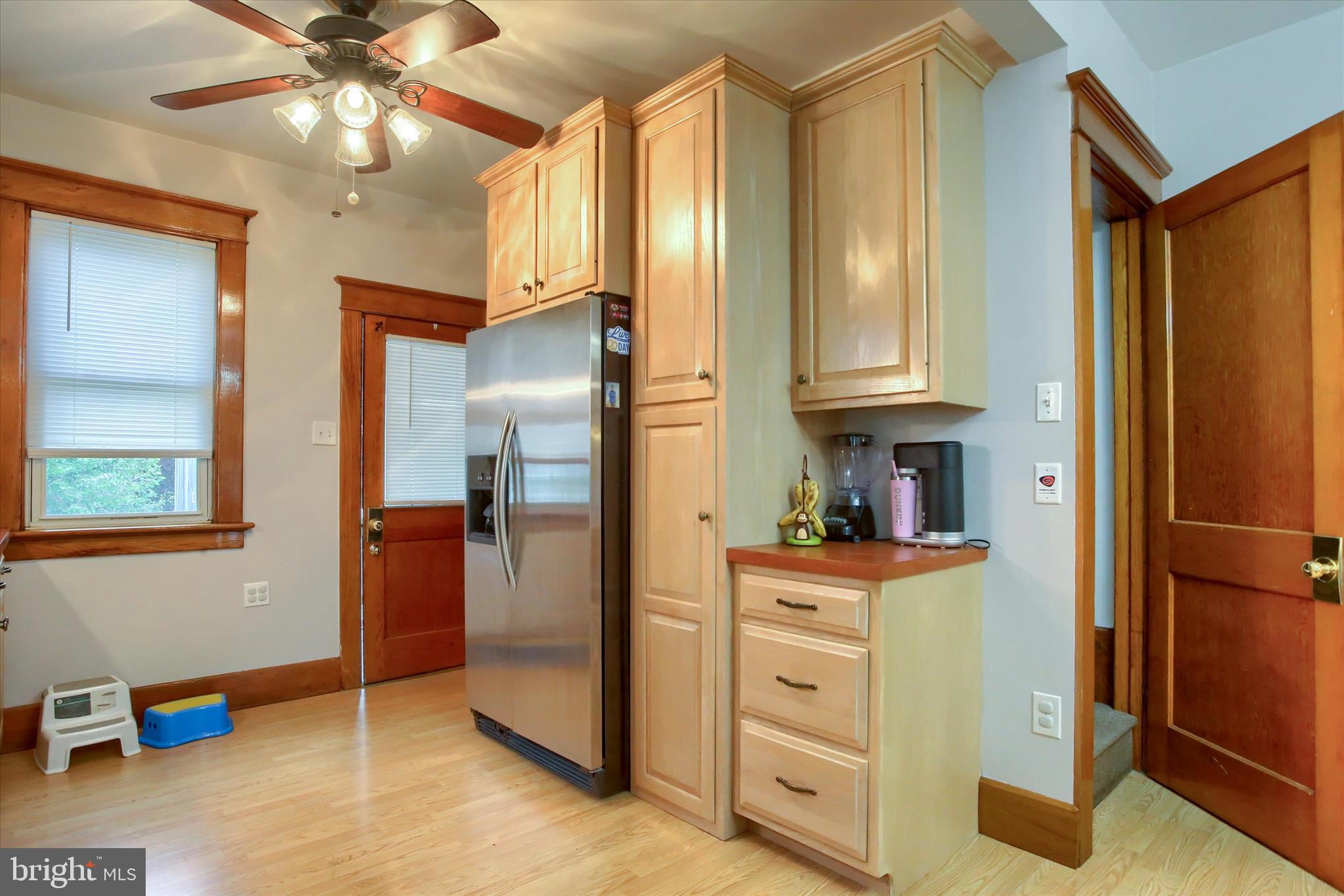 64 East Main Street Elizabethville, PA 17023 - Photo 8 of 29 a kitchen with stainless steel appliances a refrigerator and a stove top oven