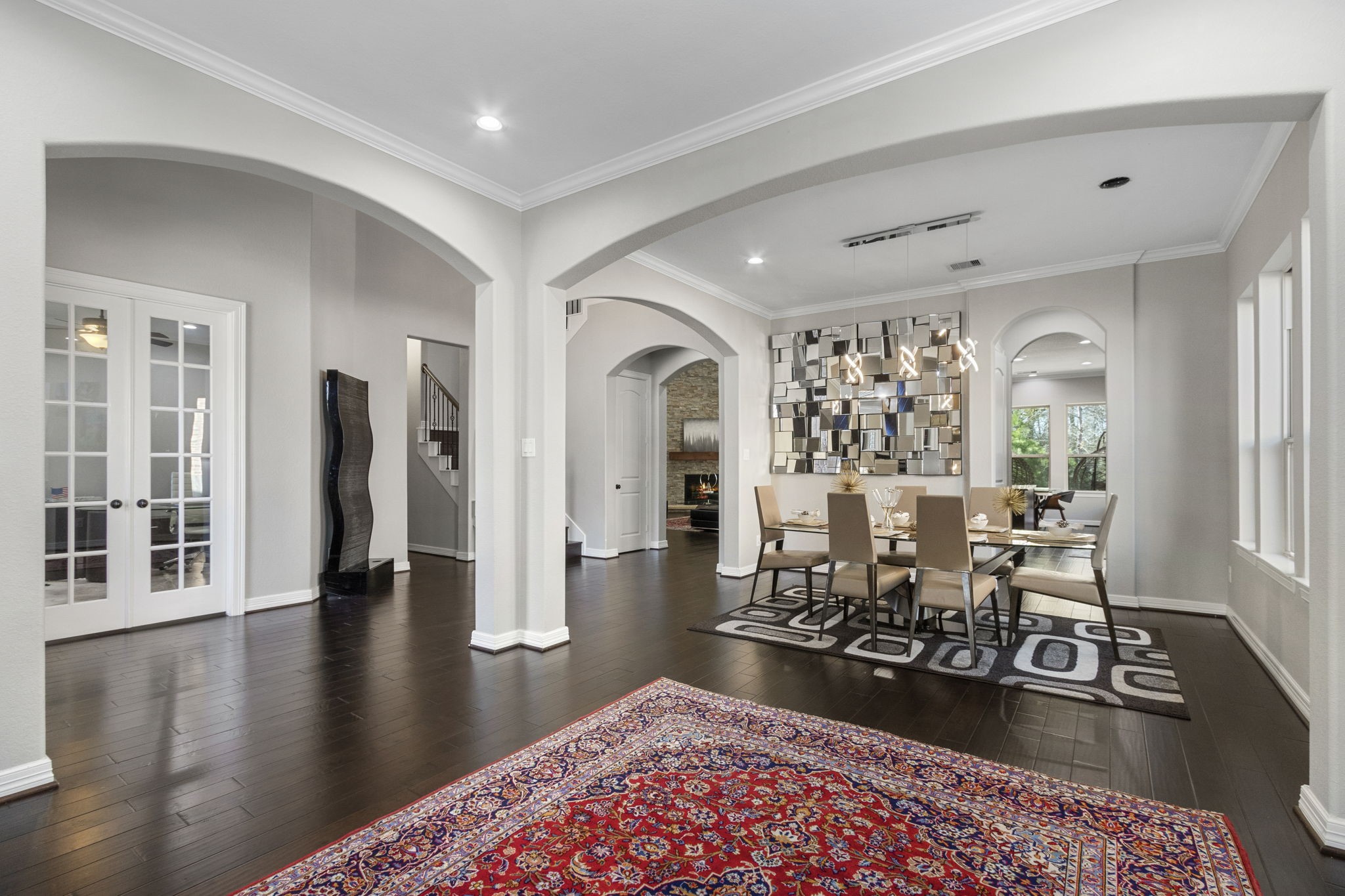 23211 Belted Kingfisher Trail Spring, TX 77389 - Photo 9 of 47 View of the charming arches throughout from the formal living