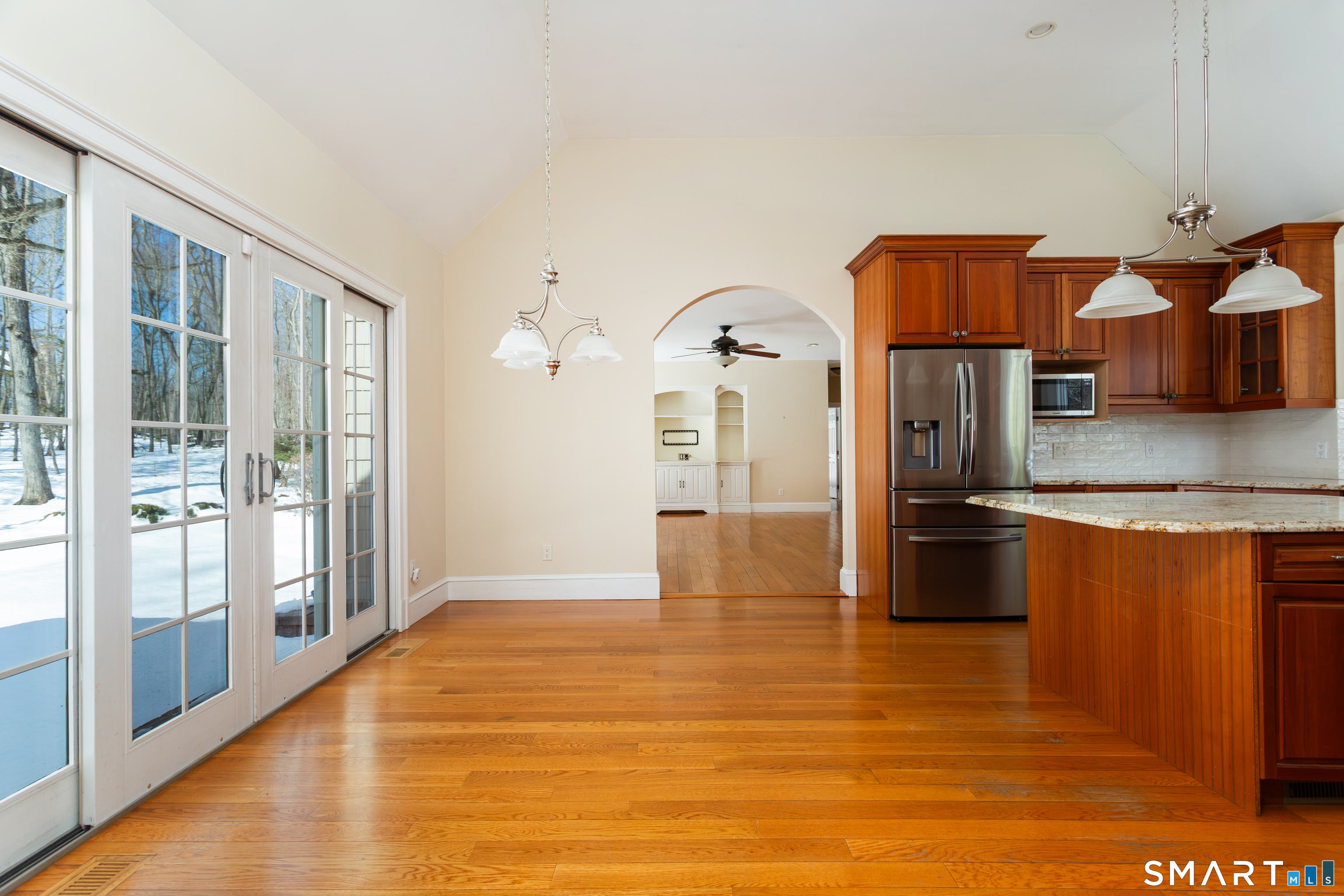 51 Wilson Road Easton, CT 06612 - Photo 10 of 41 a kitchen with stainless steel appliances granite countertop a refrigerator and a sink