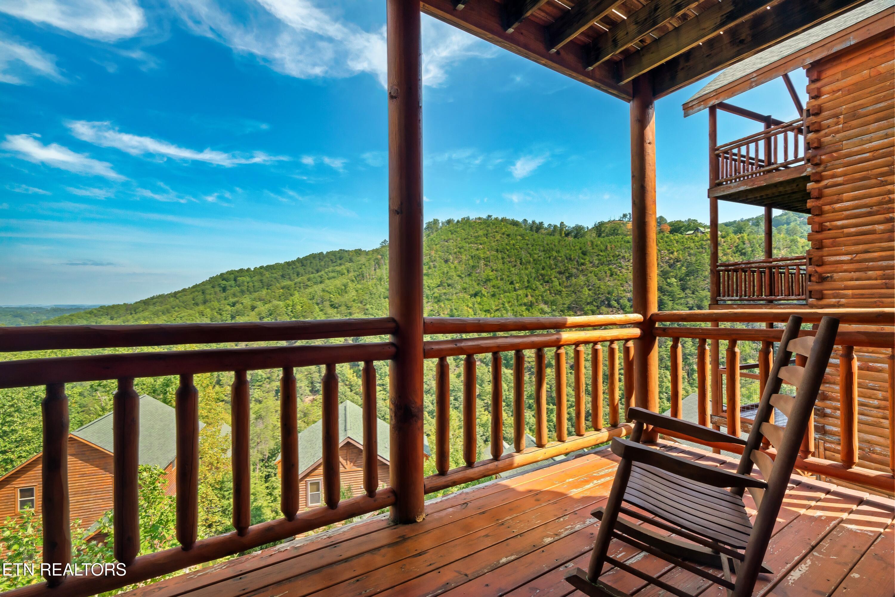 1242 Bird Nest Way Sevierville, TN 37862 - Photo 45 of 56 deck view w chair