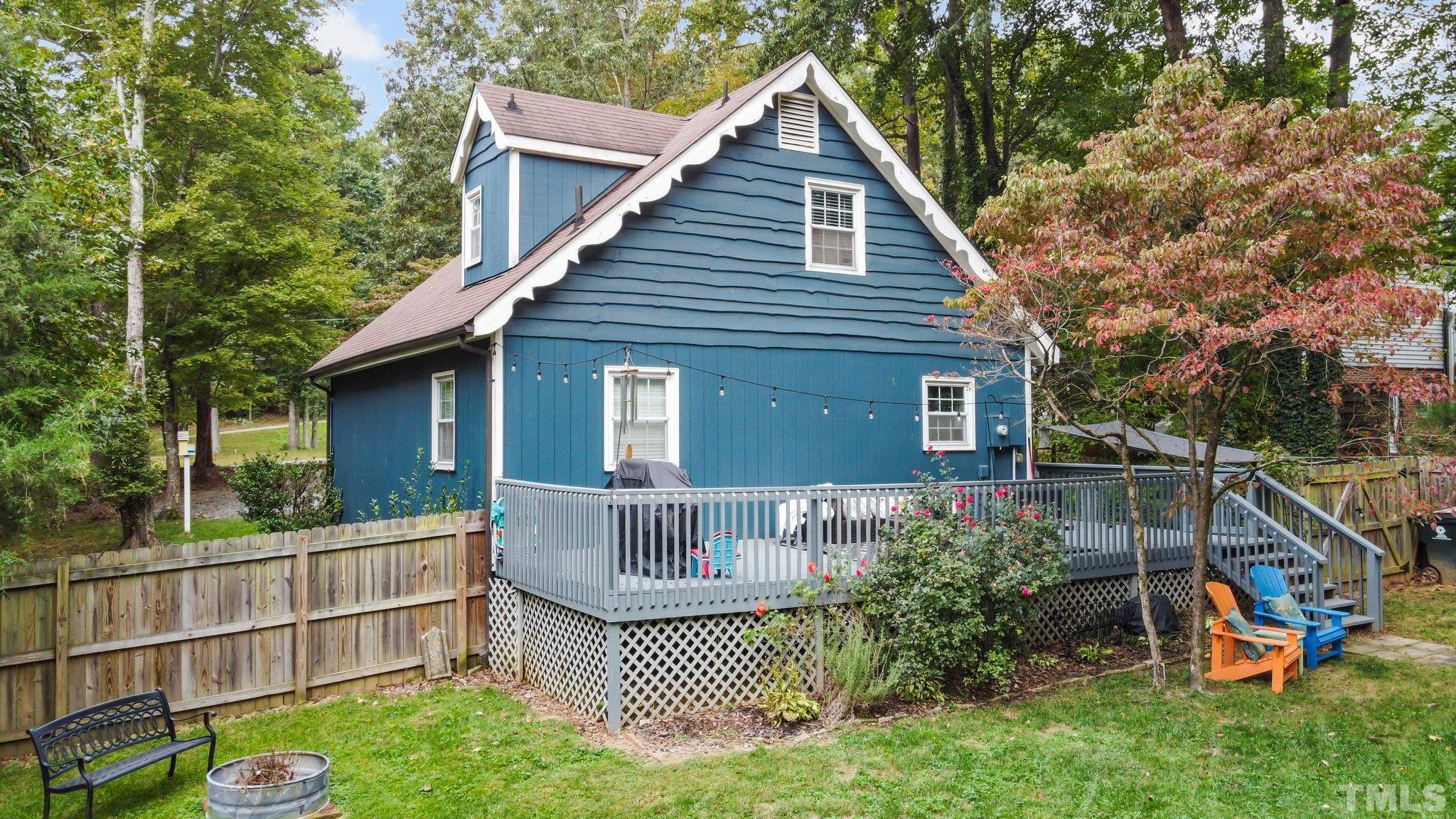2008 Milton Road Durham, NC 27712 - Photo 22 of 28 a view of a house with a yard and furniture