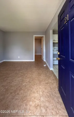 a view of empty room