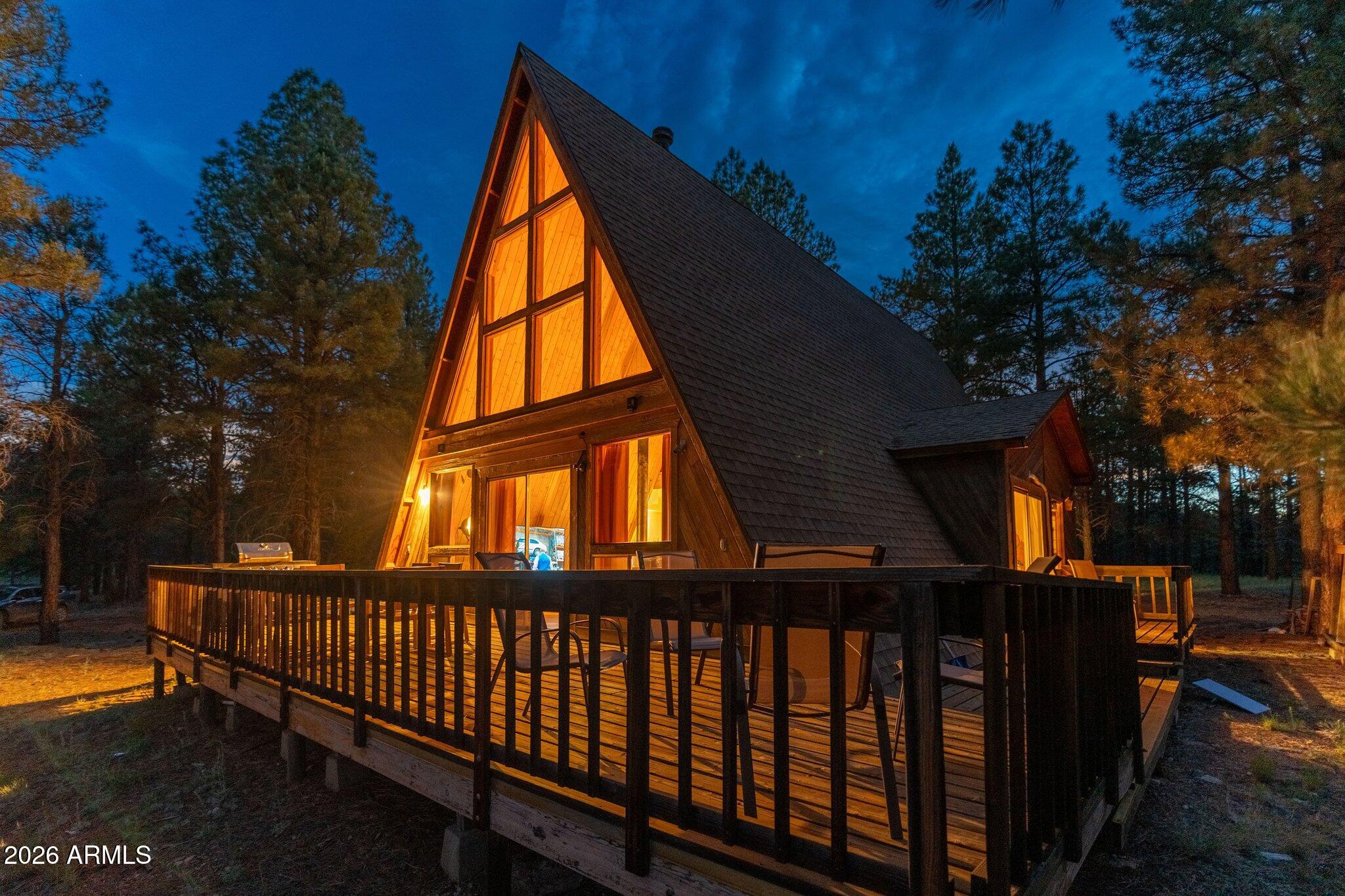 10434 Little Red Road Parks, AZ 86018 - Photo 2 of 35 a view of staircase from a balcony