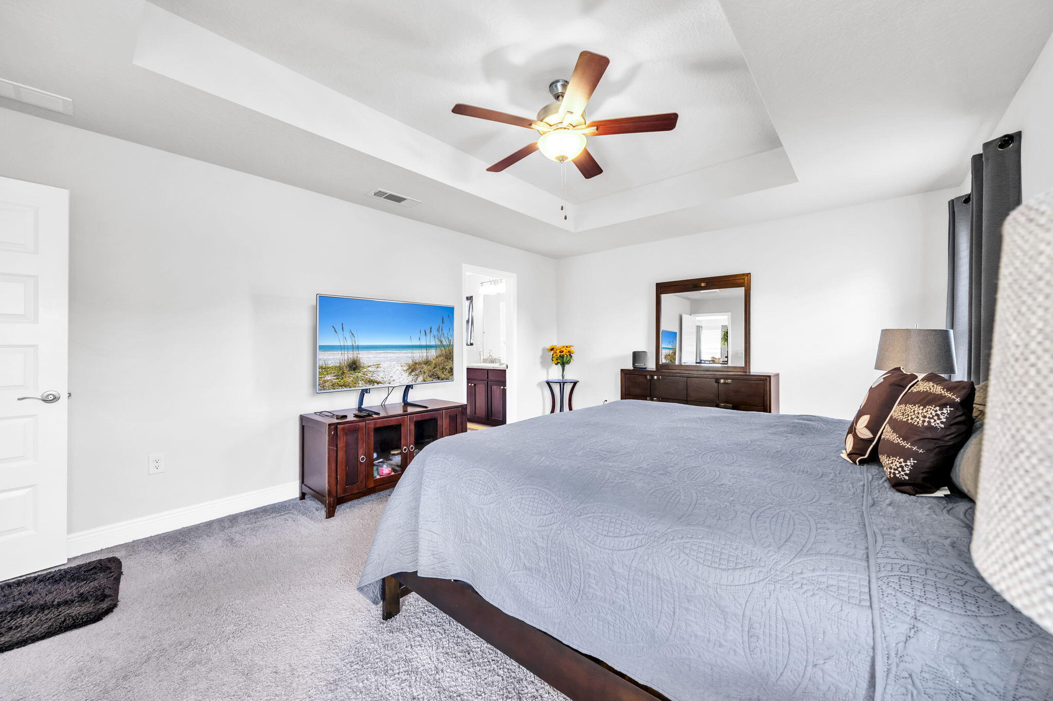 125 Ridgeway Circle Crestview, FL 32536 - Photo 33 of 41 a bed room with furniture and a ceiling fan