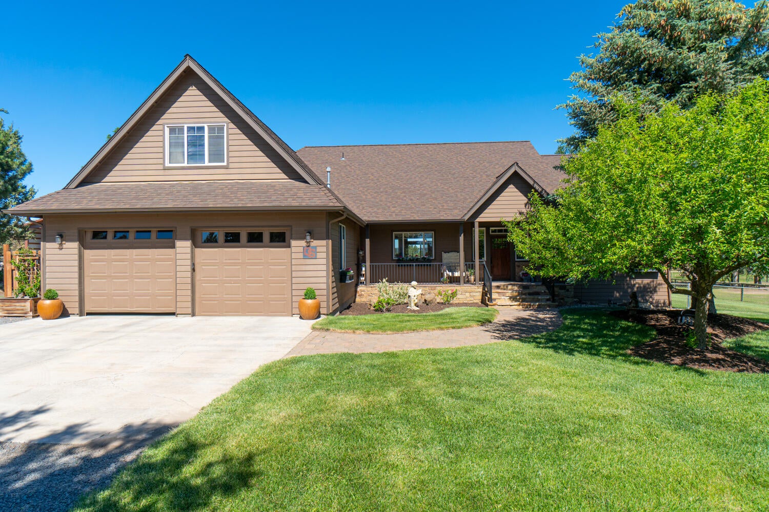 Front of home.