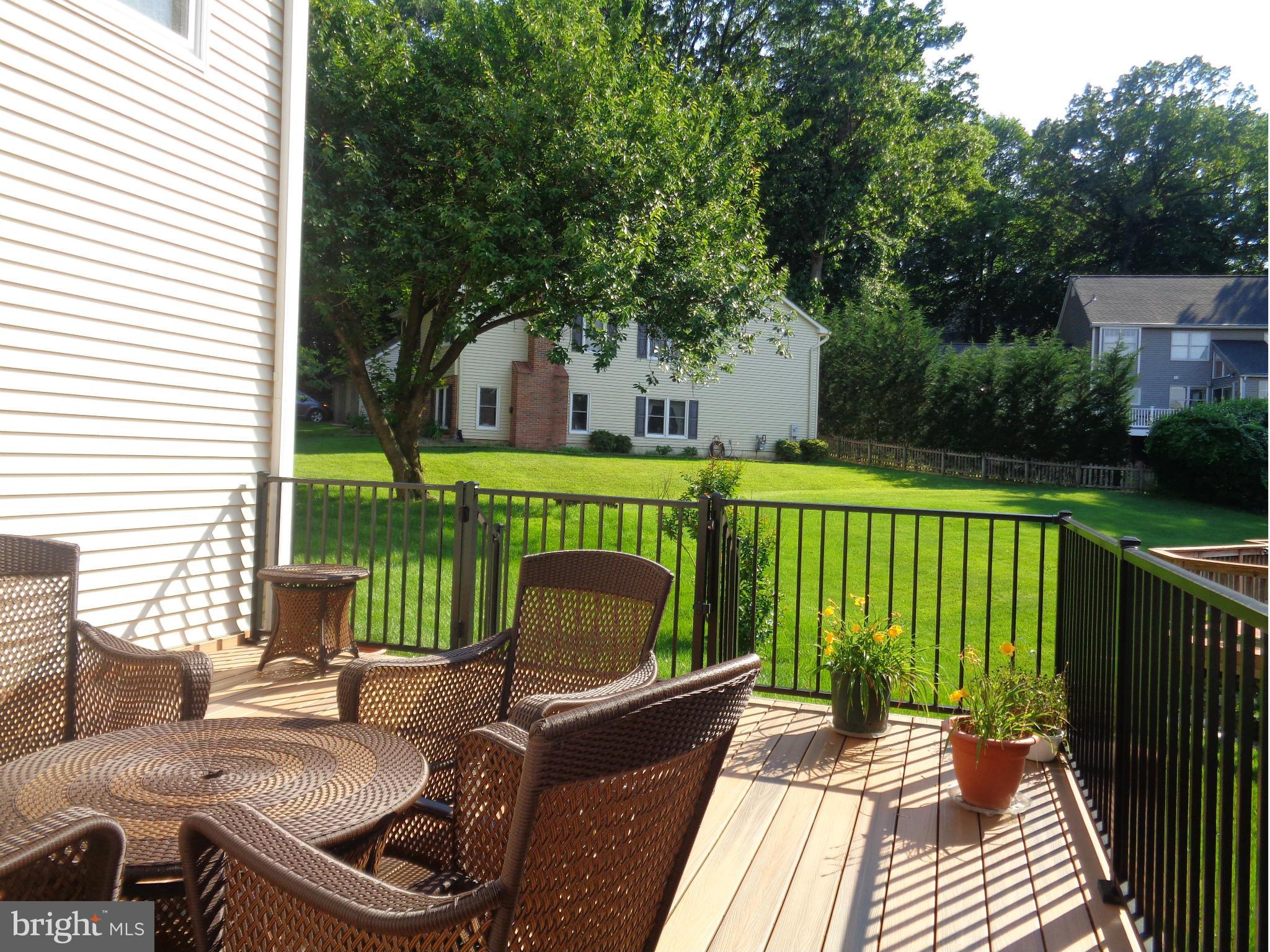 216 Hunters Ridge Road Lutherville-Timonium, MD 21093 - Photo 19 of 22 LARGE DECK OVERLOOKING LARGE YARD