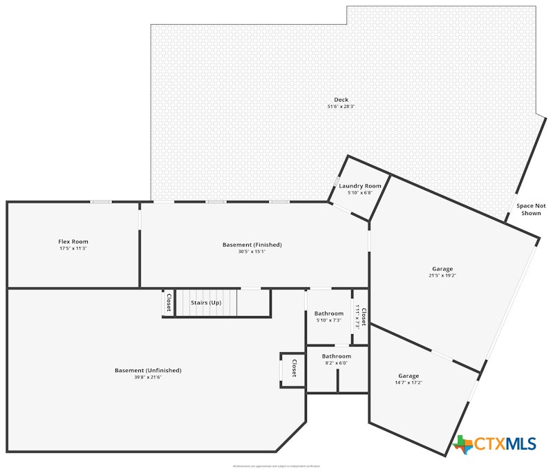 608 Ridgecrest Drive Salado, TX 76571 - Photo 43 of 43 Basement floorplan
