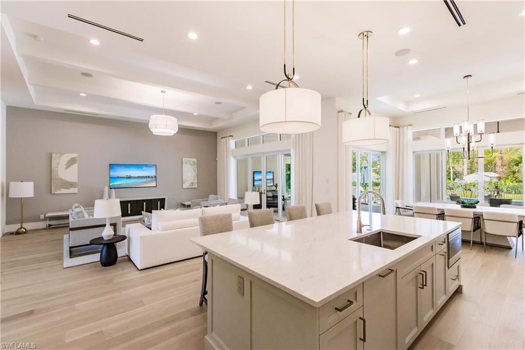 493 Myrtle Road Naples, FL 34108 - Photo 9 of 50 Kitchen and Great Room