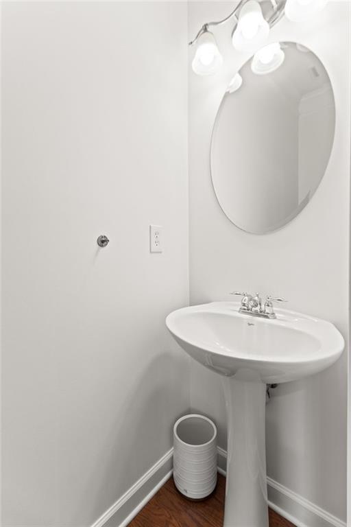 2086 Cobblestone Circle Northeast Atlanta, GA 30319 - Photo 23 of 34 a bathroom with a sink and a mirror