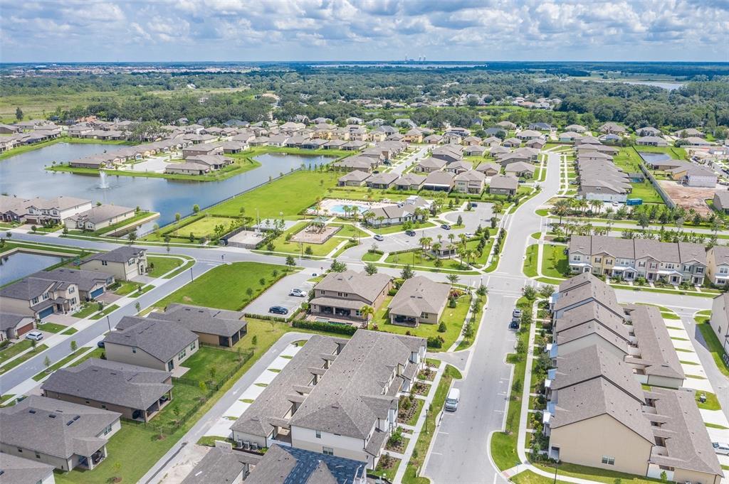 2680 Mead Avenue St. Cloud, FL 34771 - Photo 34 of 35 an aerial view of residential building and lake