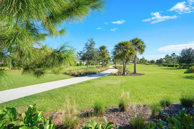 a view of an outdoor space and a lake view