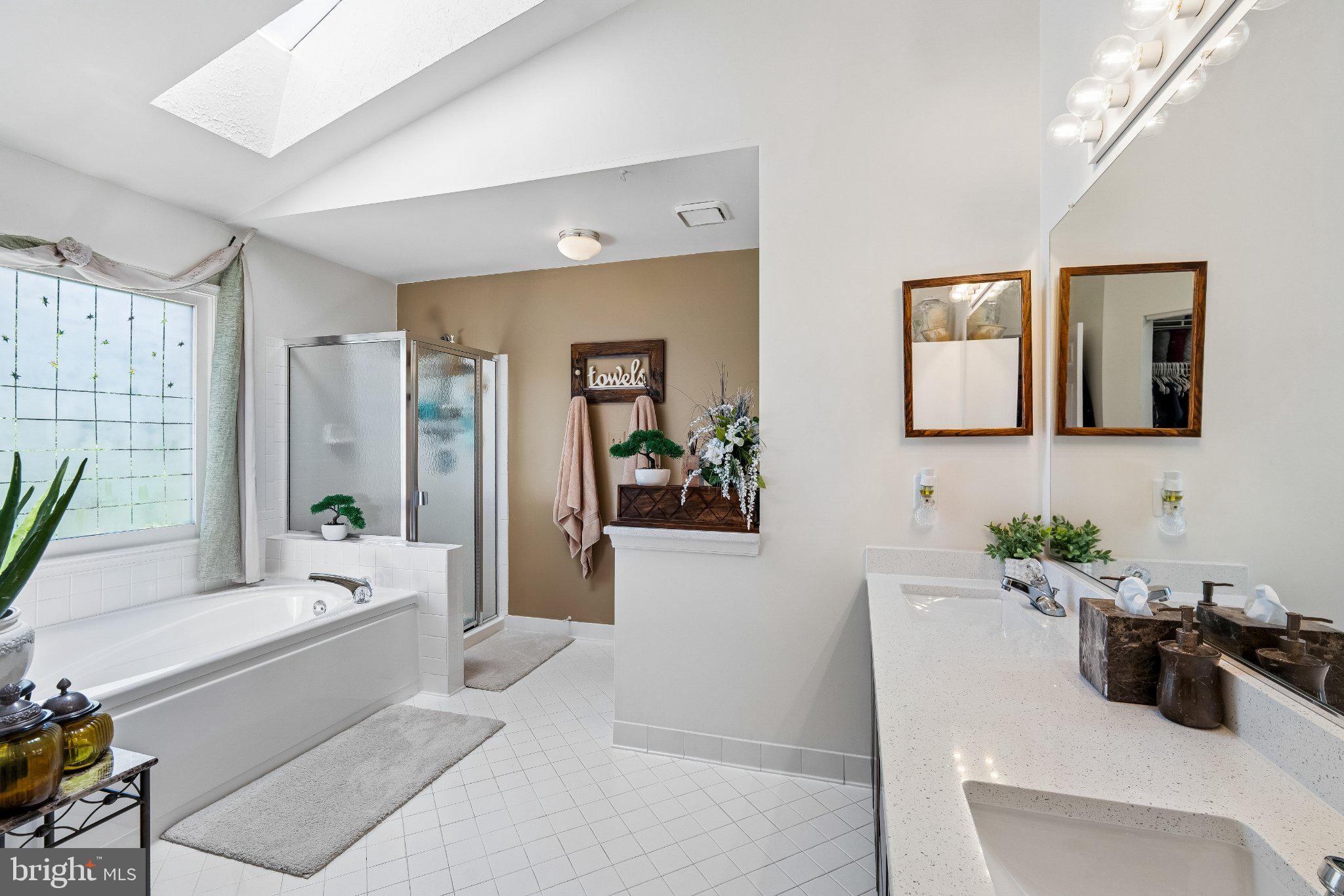 9505 Bald Hill Road Mitchellville, MD 20721 - Photo 22 of 39 Serene spa-like bathroom retreat.