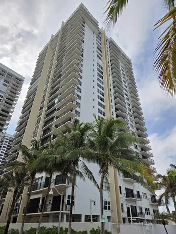 a front view of a building