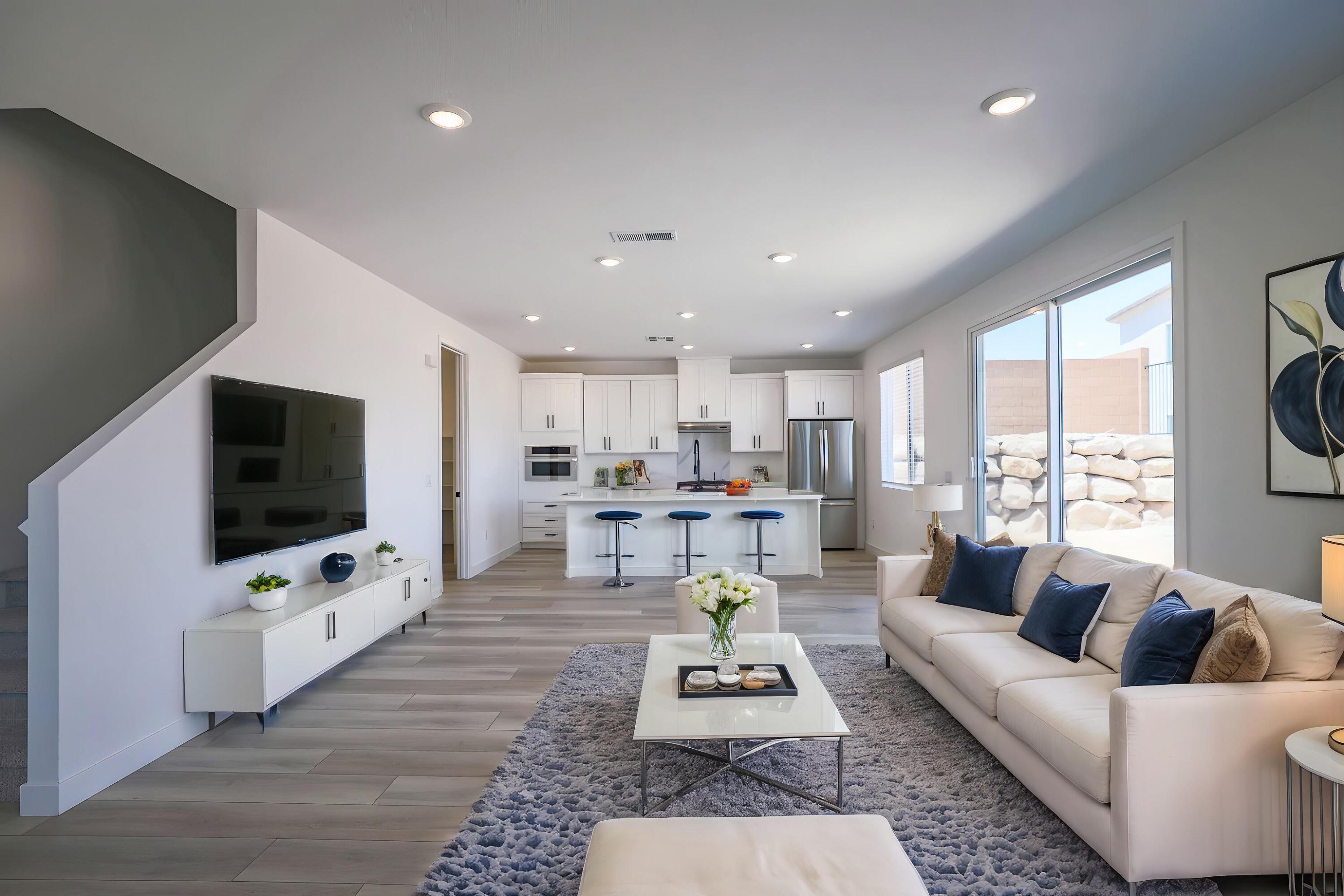 3068 West Orco Lane St. George, UT 84770 - Photo 10 of 46 Living room Virtually staged