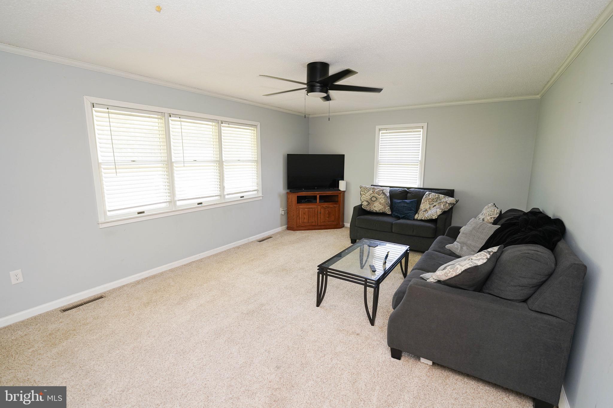 10564 Waller Road Laurel, DE 19956 - Photo 6 of 33 a living room with furniture and a flat screen tv