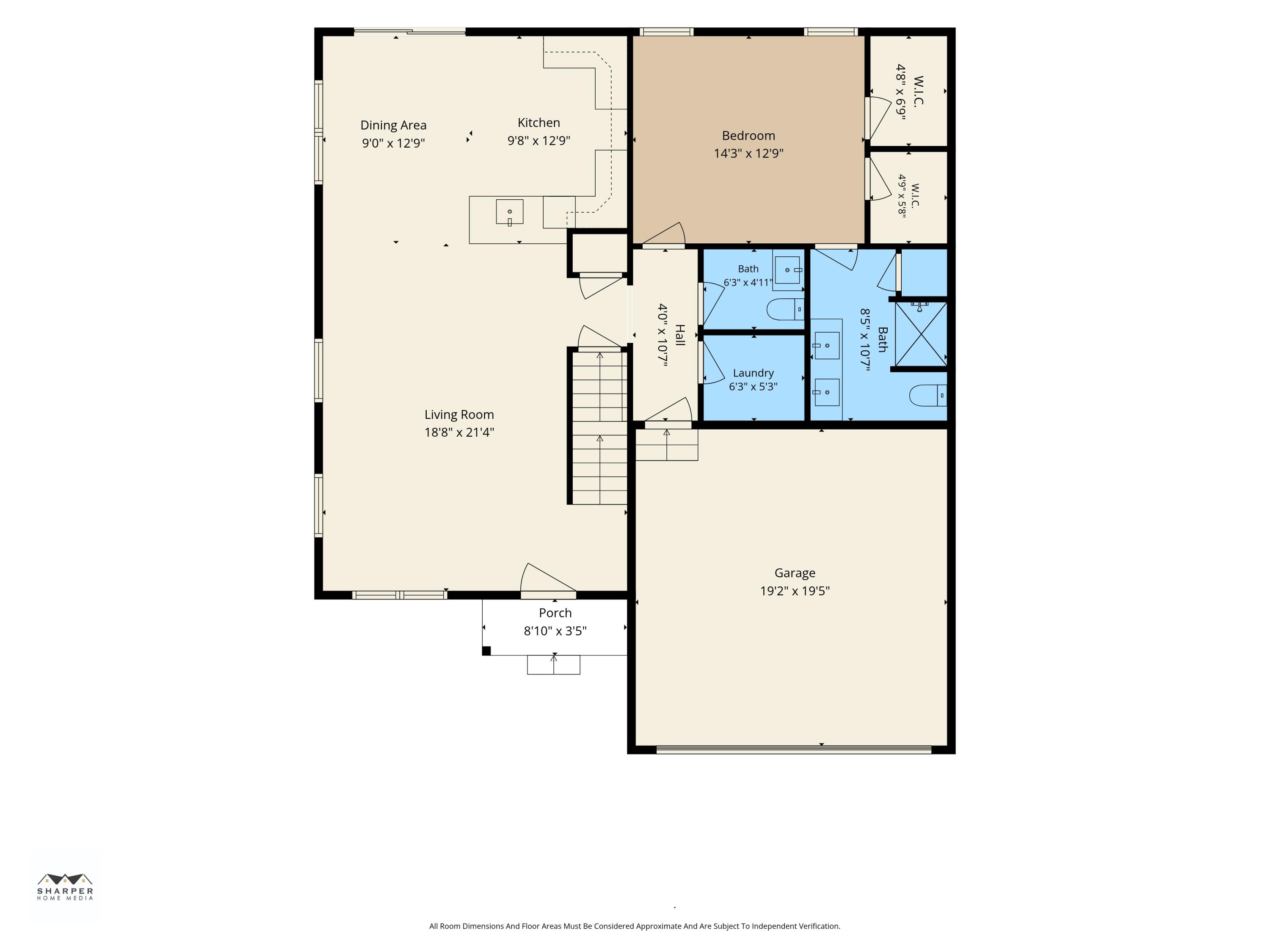 1823 North Sutton Road Jackson, MI 49201 - Photo 45 of 46 Main Level Floor Plan