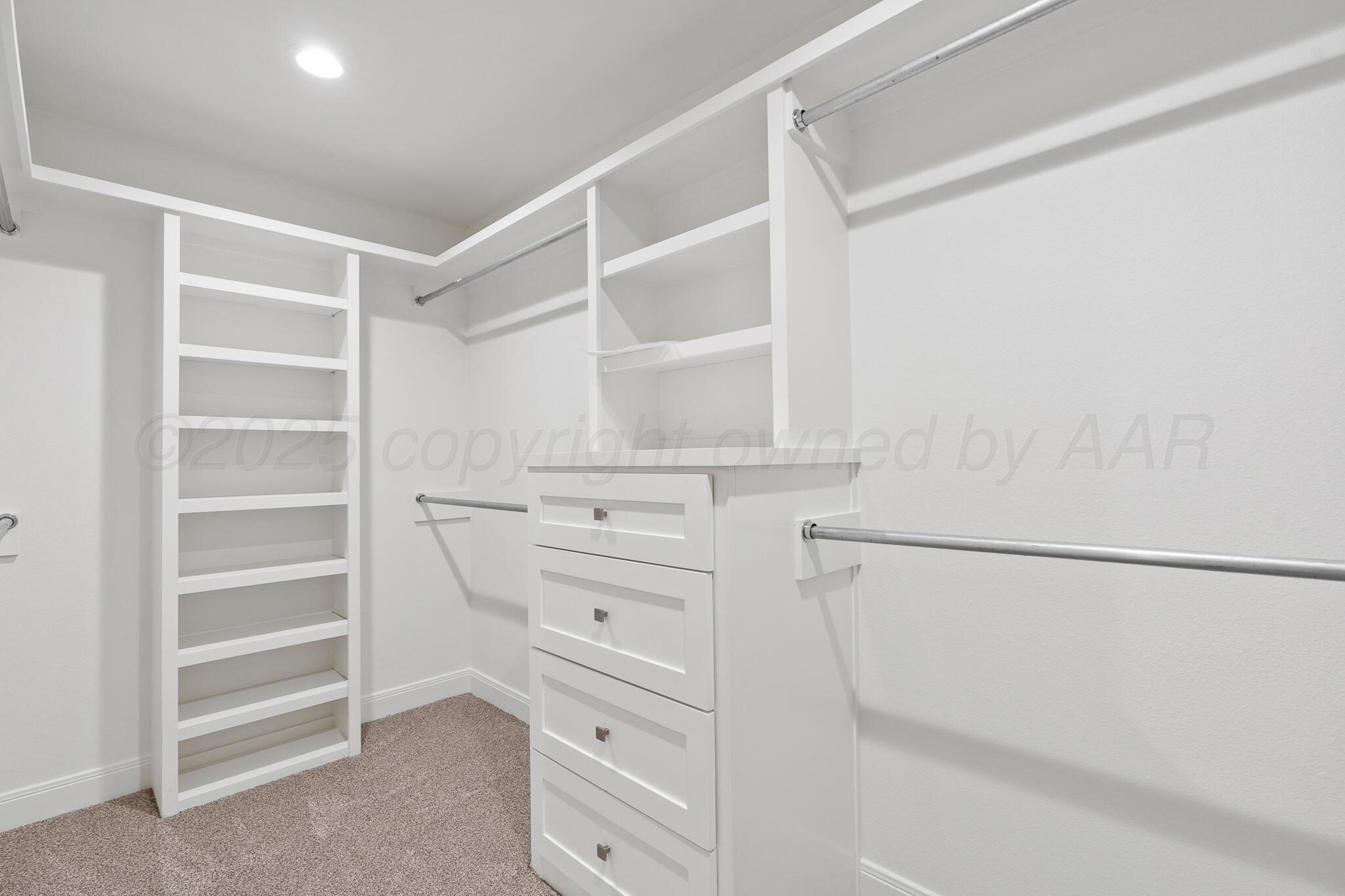 3551 Whitetail Springs Road Amarillo, TX 79119 - Photo 27 of 33 a view of walk in closet