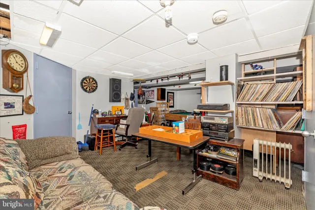 a room with musical instruments