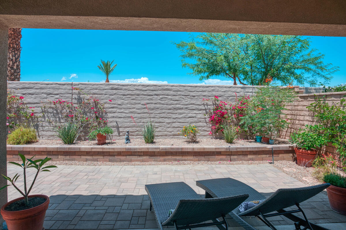 43775 Treviso Drive Indio, CA 92203 - Photo 22 of 47 a outdoor view with a seating space