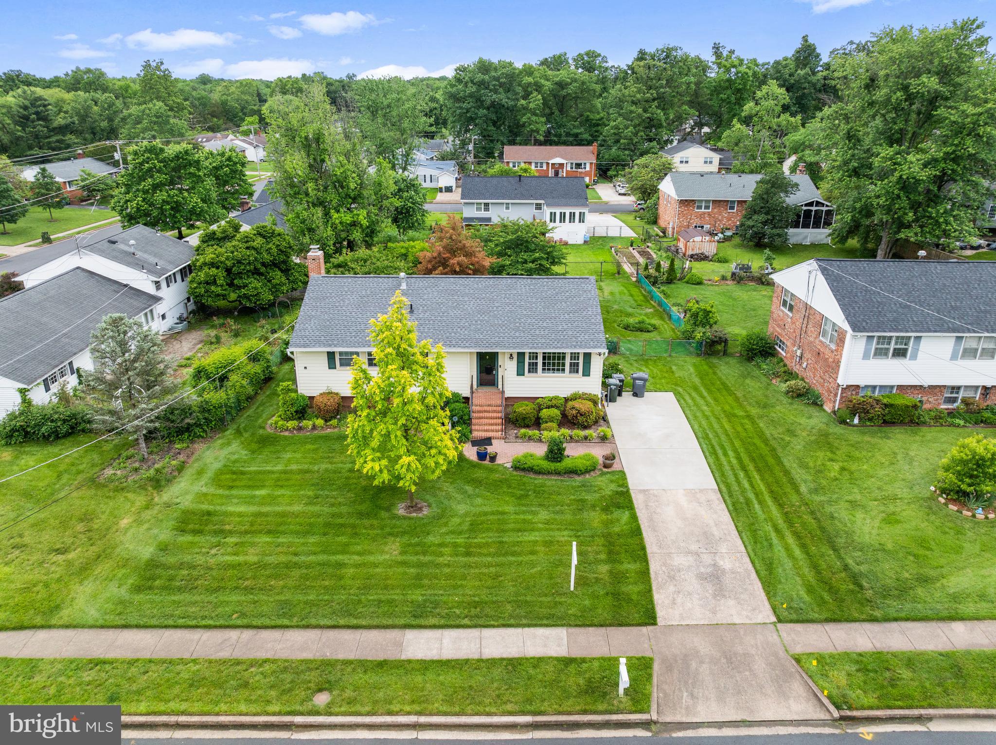 15007 Carlbern Drive Centreville, VA 20120 - Photo 5 of 47 an aerial view of a house