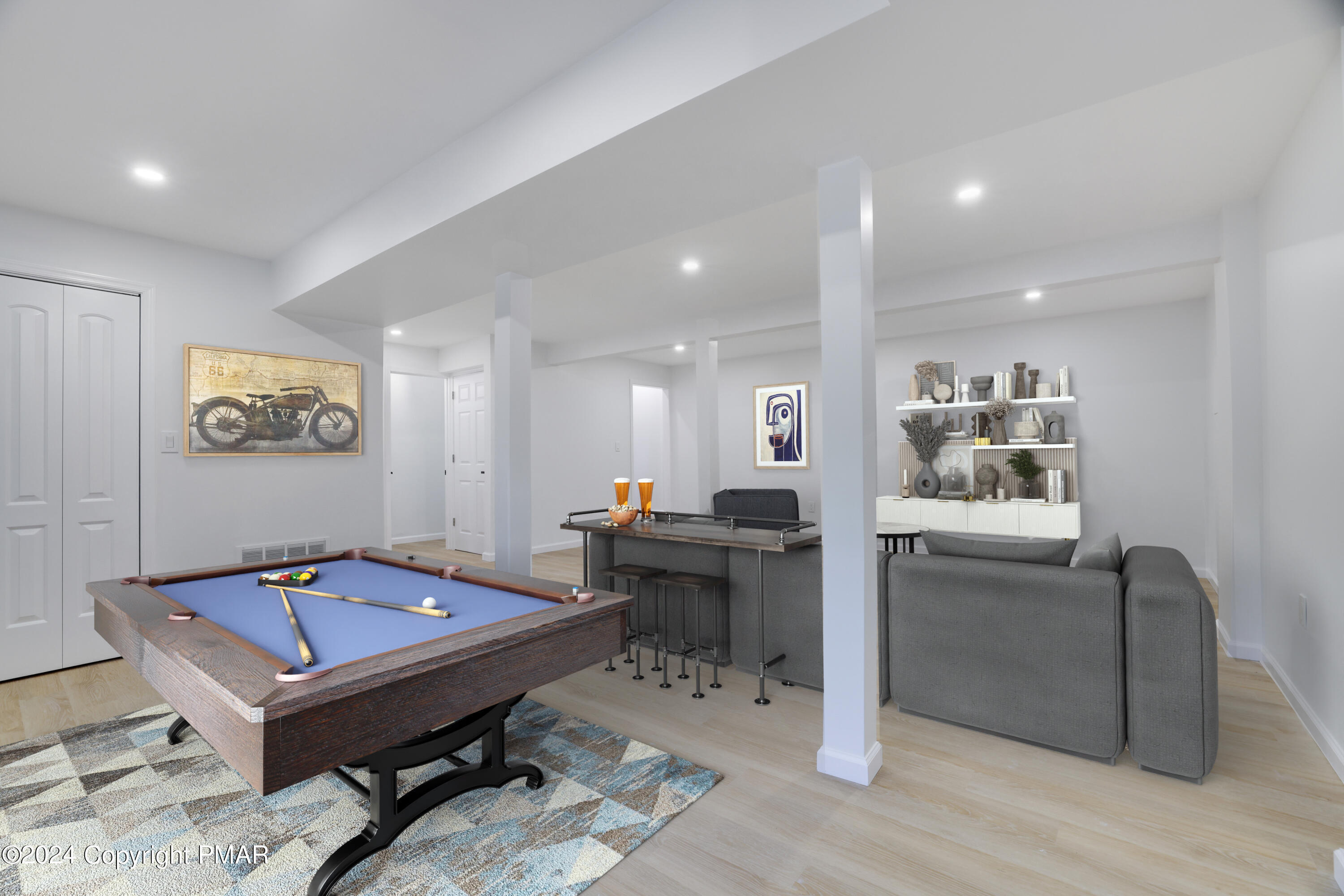 6339 Decker Road Bushkill, PA 18324 - Photo 29 of 58 20-Game Room - Family Room (1)