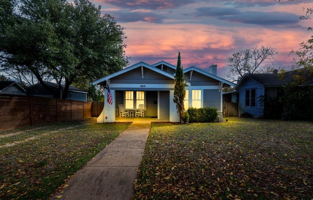 2612 Fort Avenue Waco, TX 76707 - Photo 40 of 40 a front view of a house with a yard