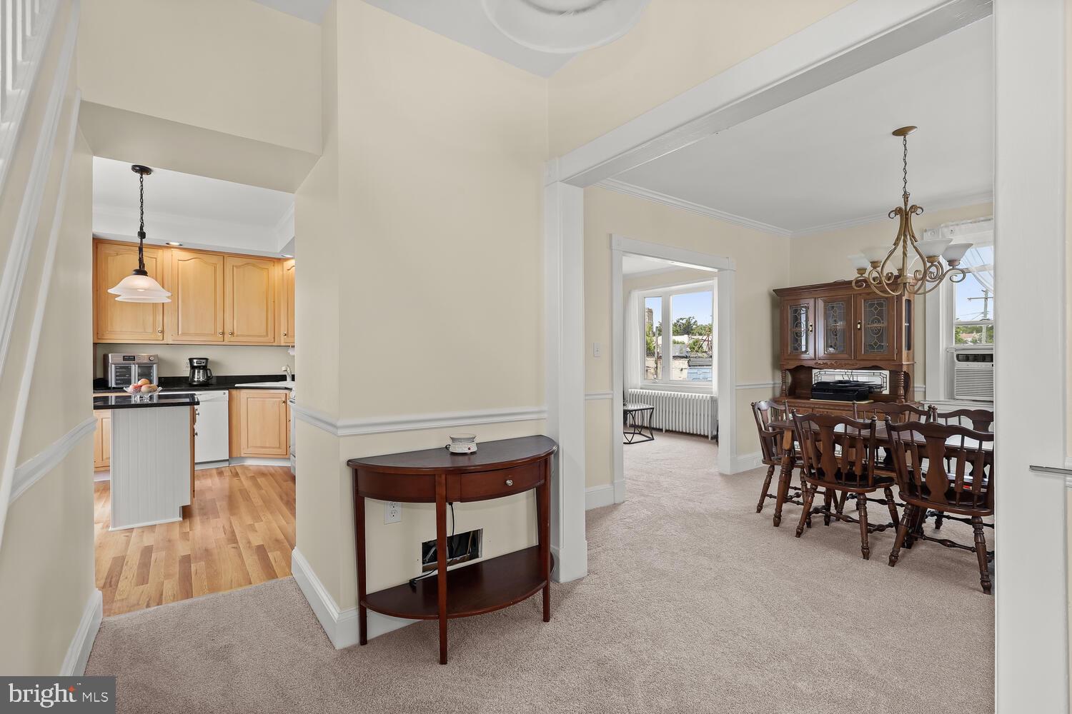 3 Willow Avenue Baltimore, MD 21206 - Photo 5 of 41 Foyer with Dining and Kitchen Views