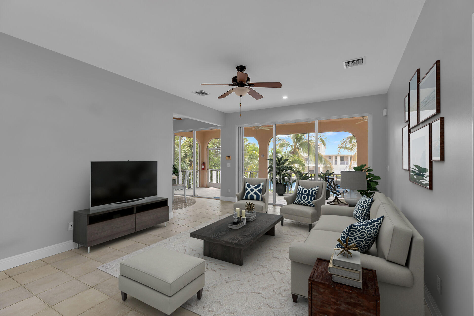 845 Copa D Oro Marathon, FL 33050 - Photo 16 of 41 a living room with furniture and a flat screen tv