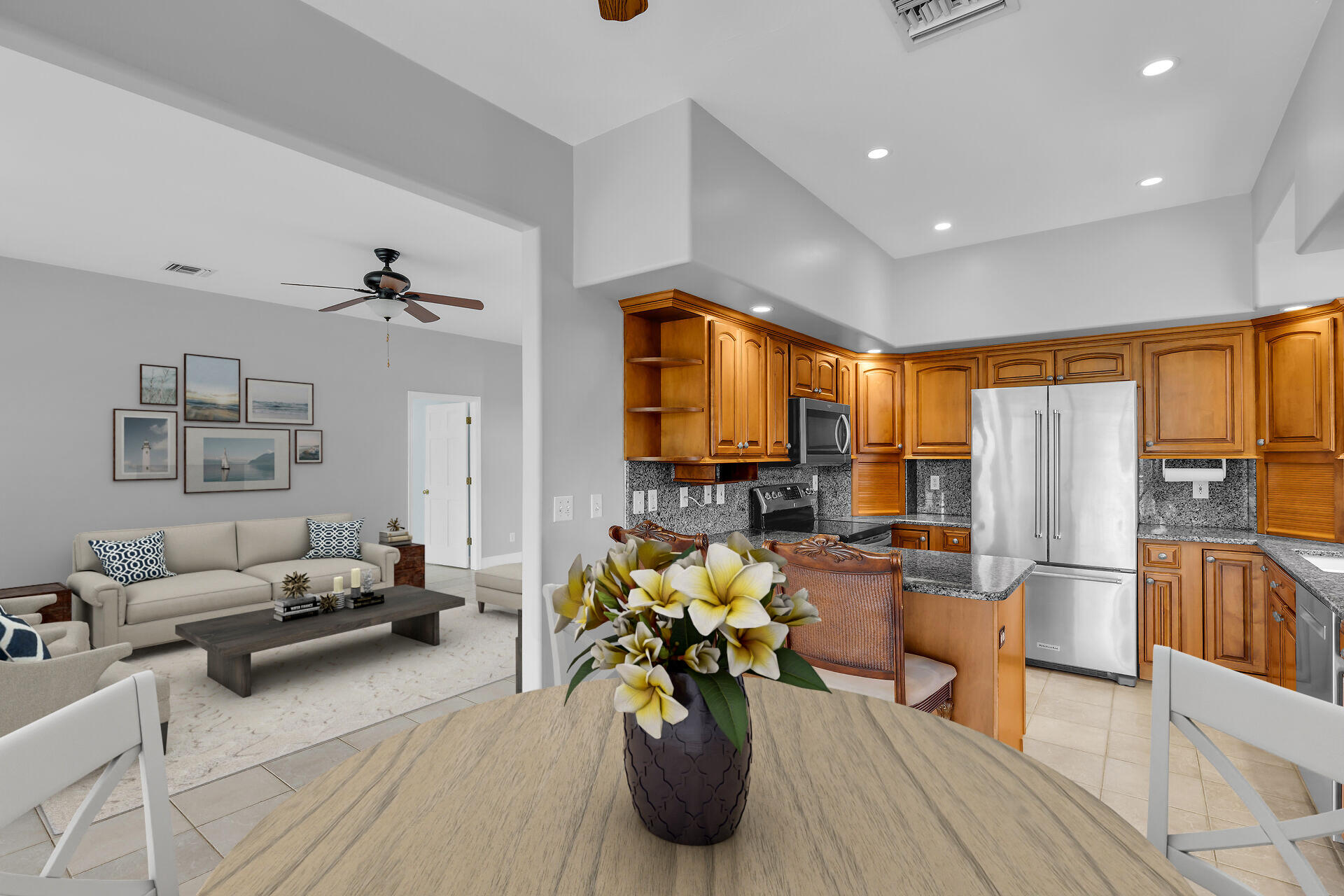 845 Copa D Oro Marathon, FL 33050 - Photo 20 of 41 a living room with furniture floor to ceiling window and wooden floor