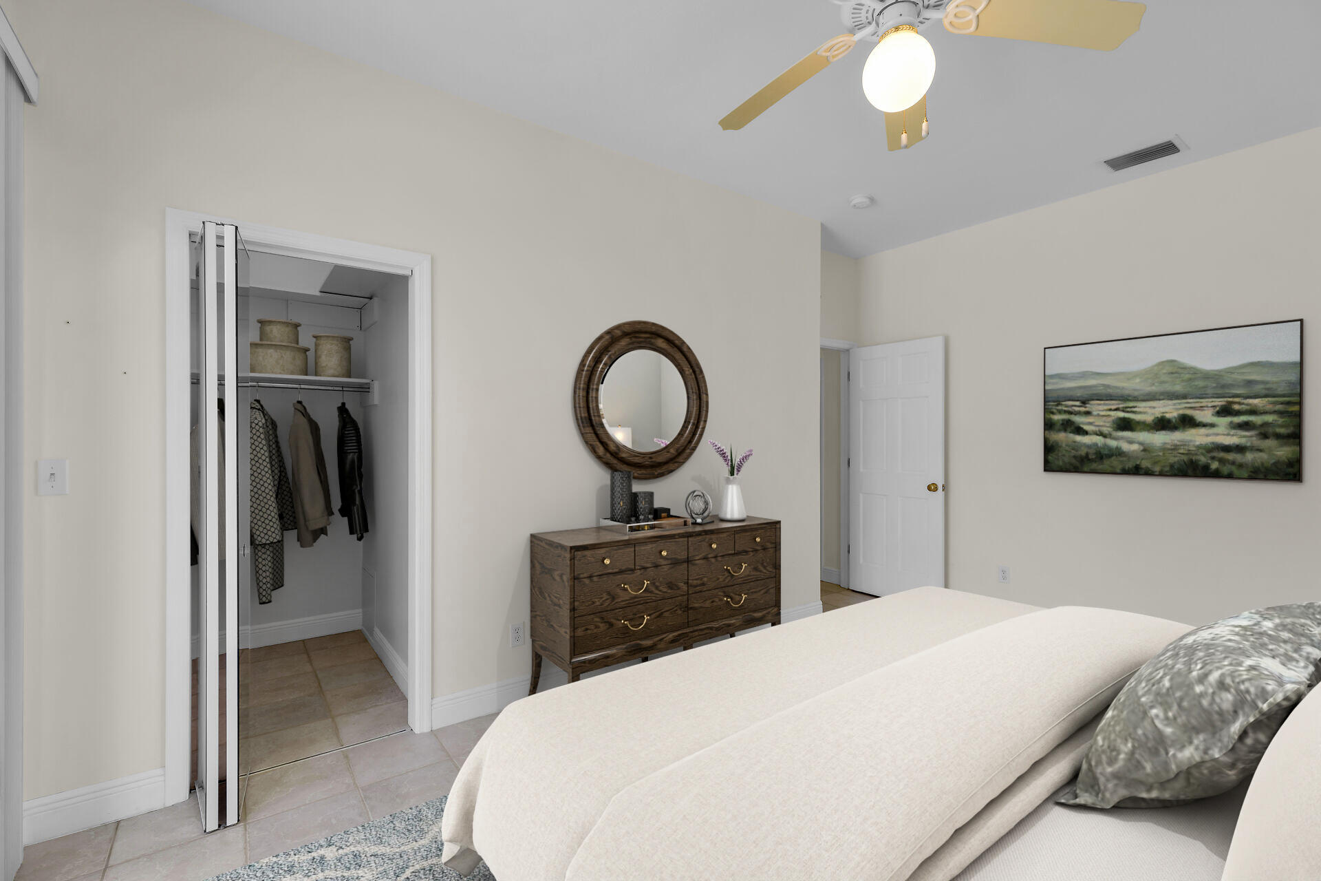 845 Copa D Oro Marathon, FL 33050 - Photo 30 of 41 a bedroom with a bed and a painting on the wall