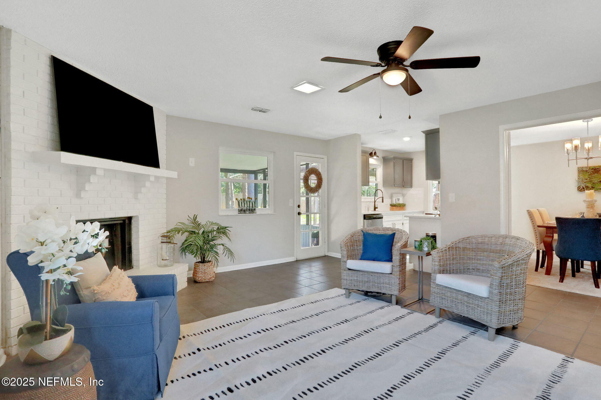 Living Room Open to Kitchen