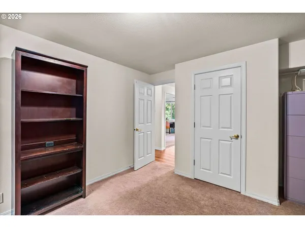 a view of closet area