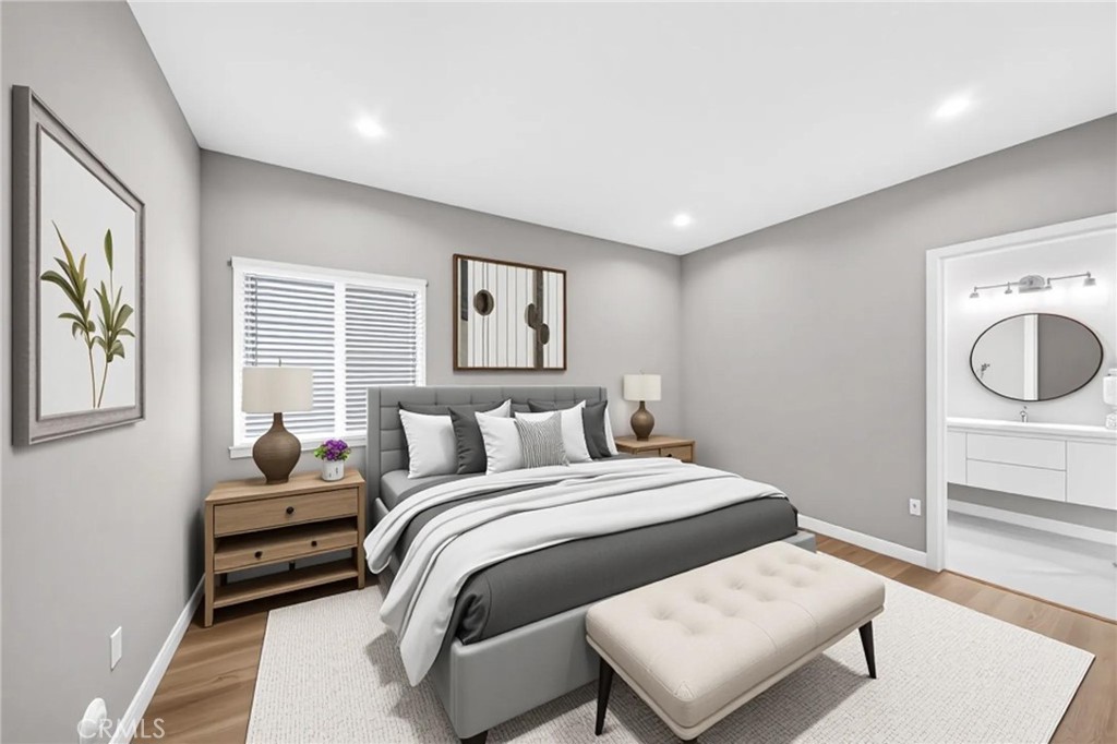 2643 Tenth Street Riverside, CA 92507 - Photo 8 of 40 Master bedroom image has been virtually staged