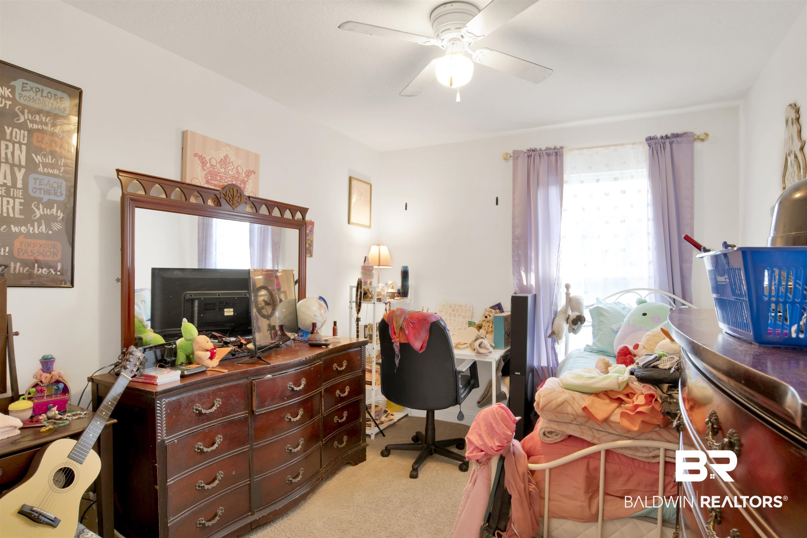 25806 Pollard Road, Unit 80 Daphne, AL 36526 - Photo 4 of 30 Office featuring light carpet and a ceiling fan