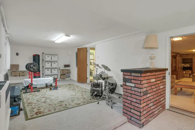 a room with storage and utility