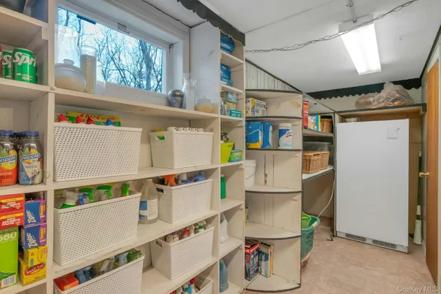 a view of storage and utility room
