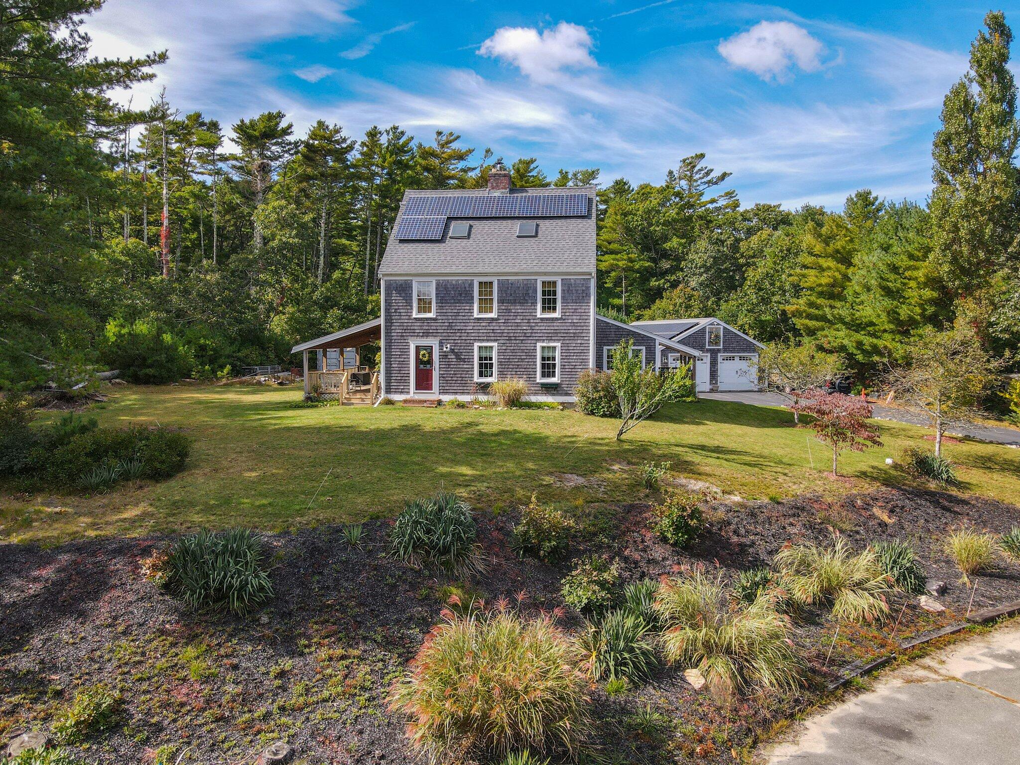 3 Fathom Lane Wareham, MA 02571 - Photo 55 of 57 a aerial view of a house with a big yard