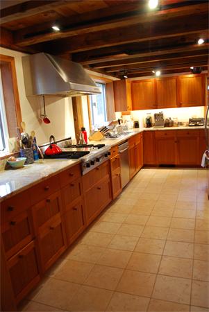 21 Gulf Road Pelham, MA 01002 - Photo 14 of 30 a large kitchen with stainless steel appliances granite countertop a sink and wooden cabinets