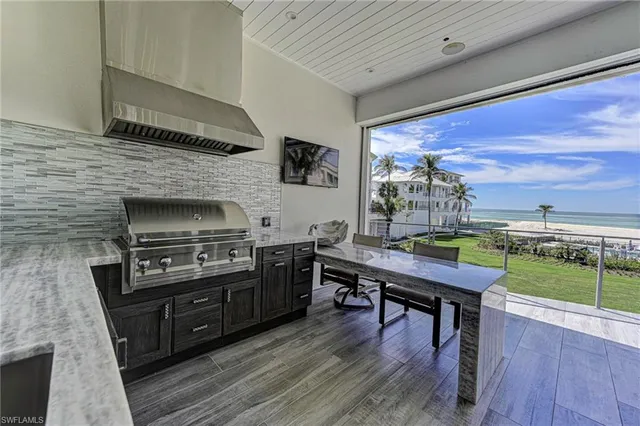 a room with furniture and a flat screen tv