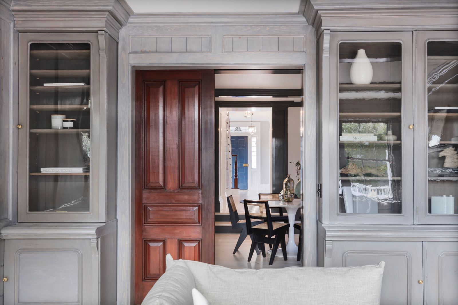 43 Howard Street Sag Harbor, NY 11963 - Photo 11 of 31 a view of a dining room with a table and chairs