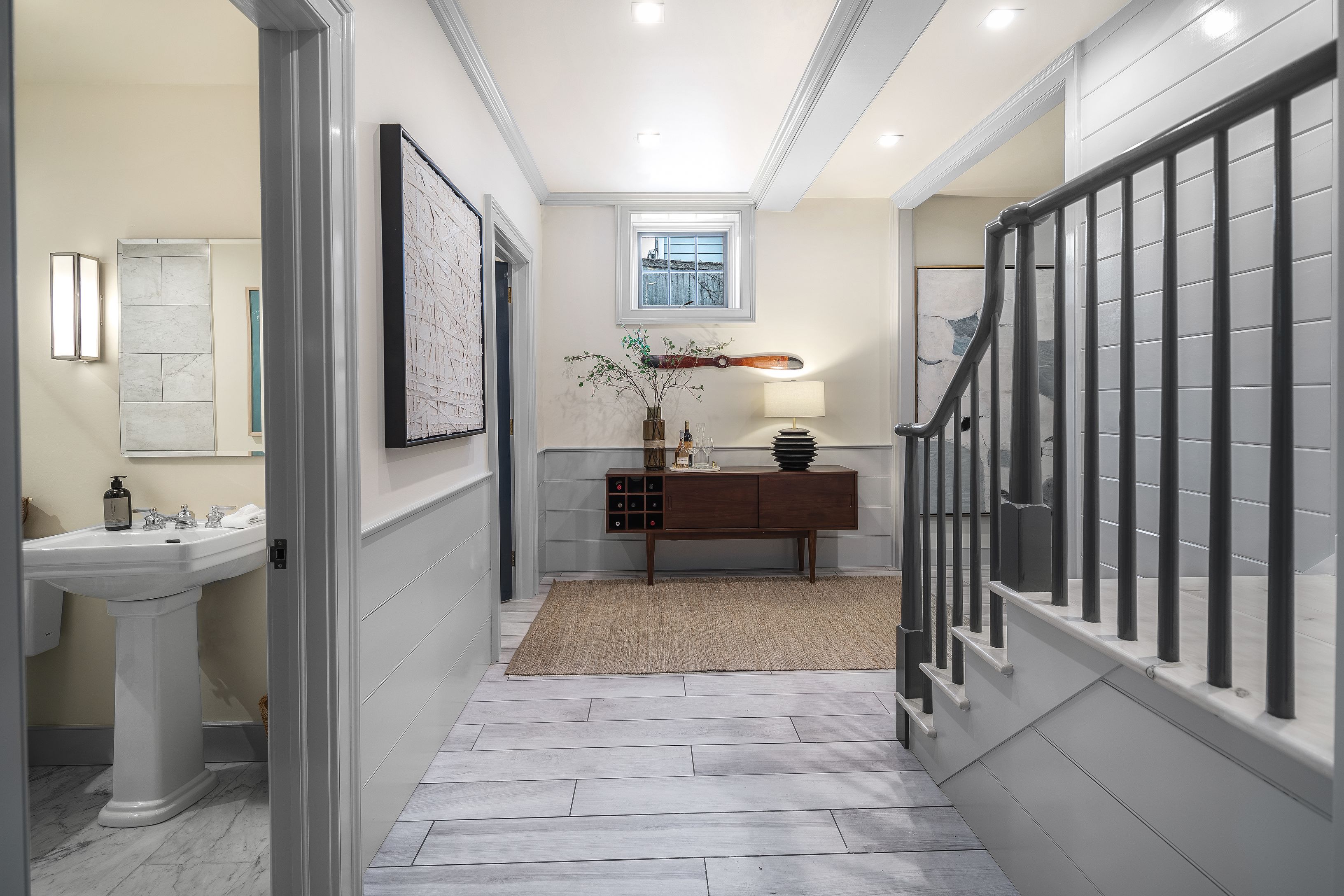 43 Howard Street Sag Harbor, NY 11963 - Photo 25 of 31 a view of kitchen with sink and refrigerator