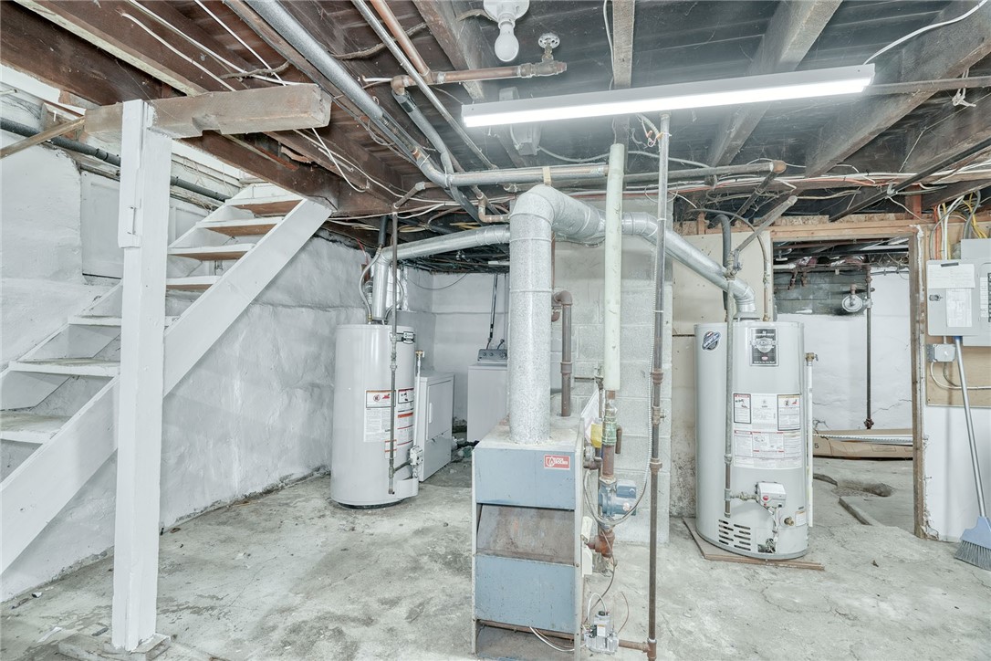 133 Wilder Terrace Rochester, NY 14612 - Photo 30 of 50 Down Unit Basement, Boiler and Up/Down Hotwater T