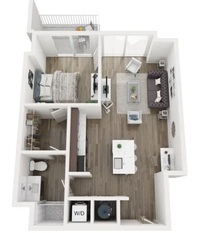 $2,025 | 1080 West Peachtree Street Northwest, Unit 1407, Atlanta, GA 30309