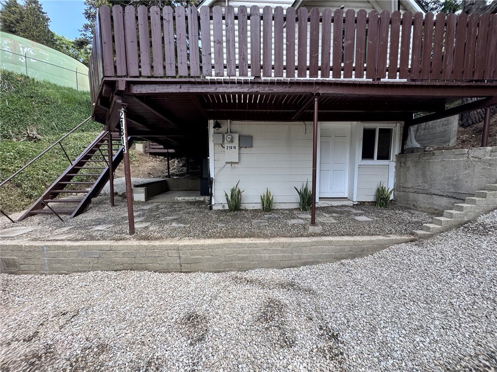 21818 Vista Road Cedarpines Park, CA 92322 - Photo 2 of 41 a view of a entrance of the house