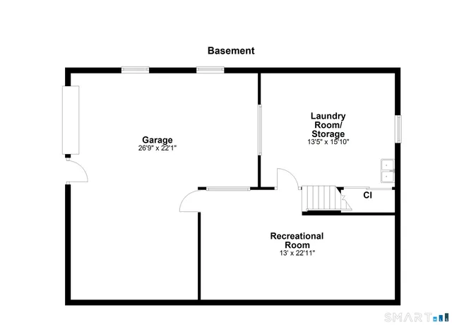 a picture of a wall with a white building